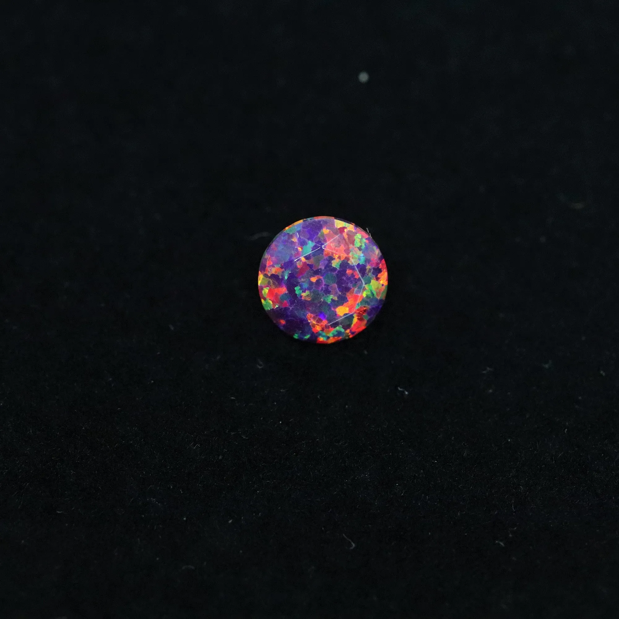 Orchid Diamond Cut Faceted Opal Stones
