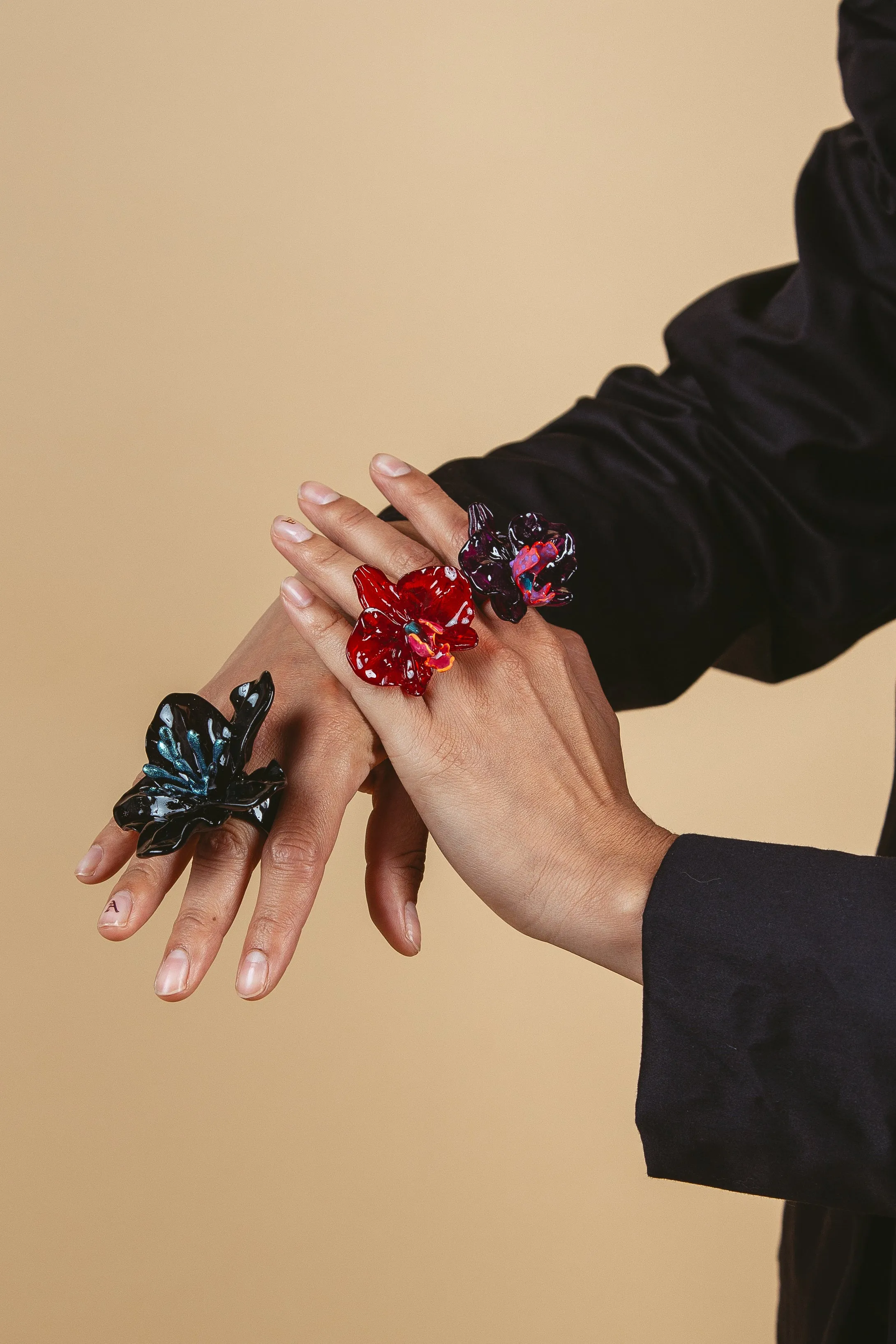 Orchid Oversize Ring