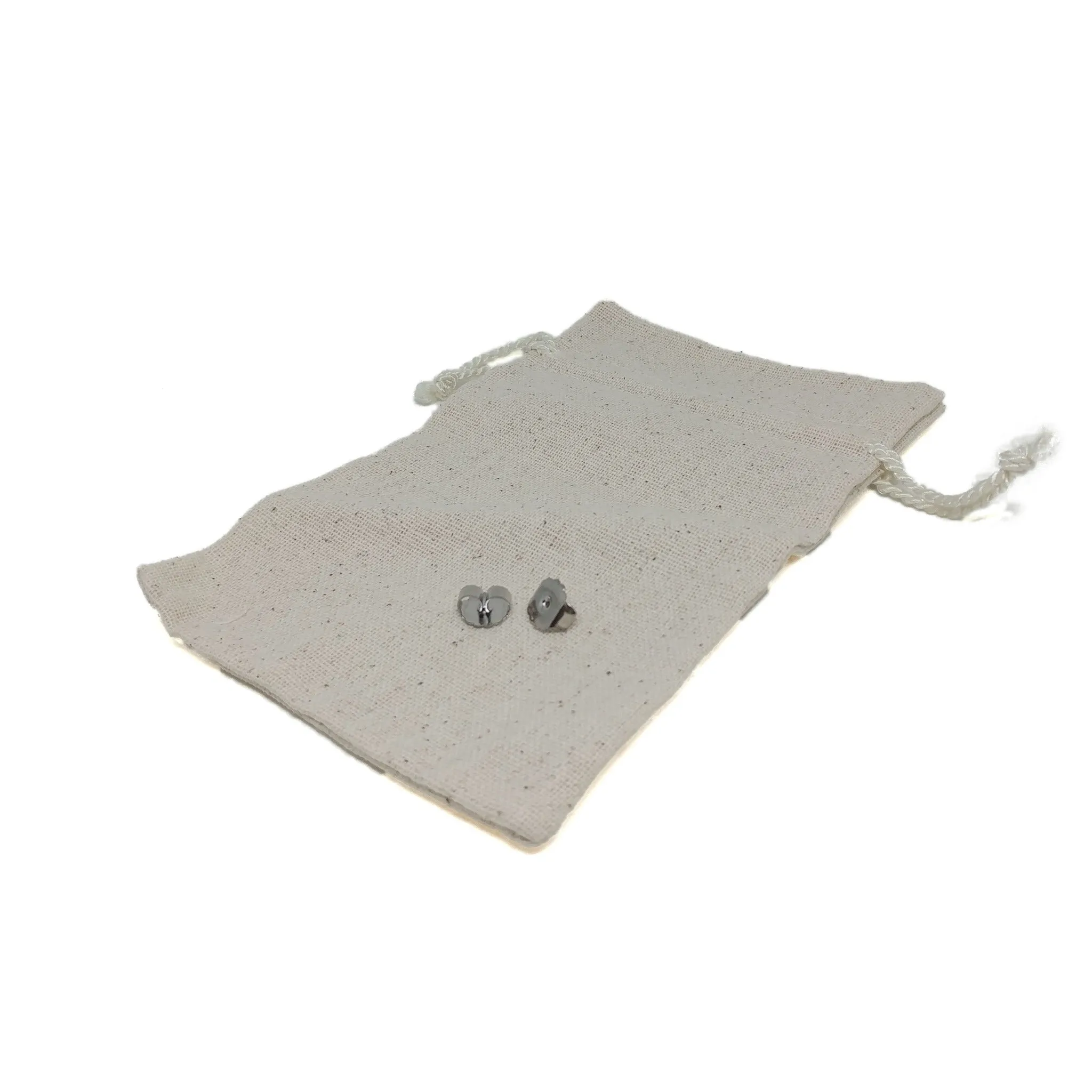 Oval Direction Freshwater Pearl Earrings