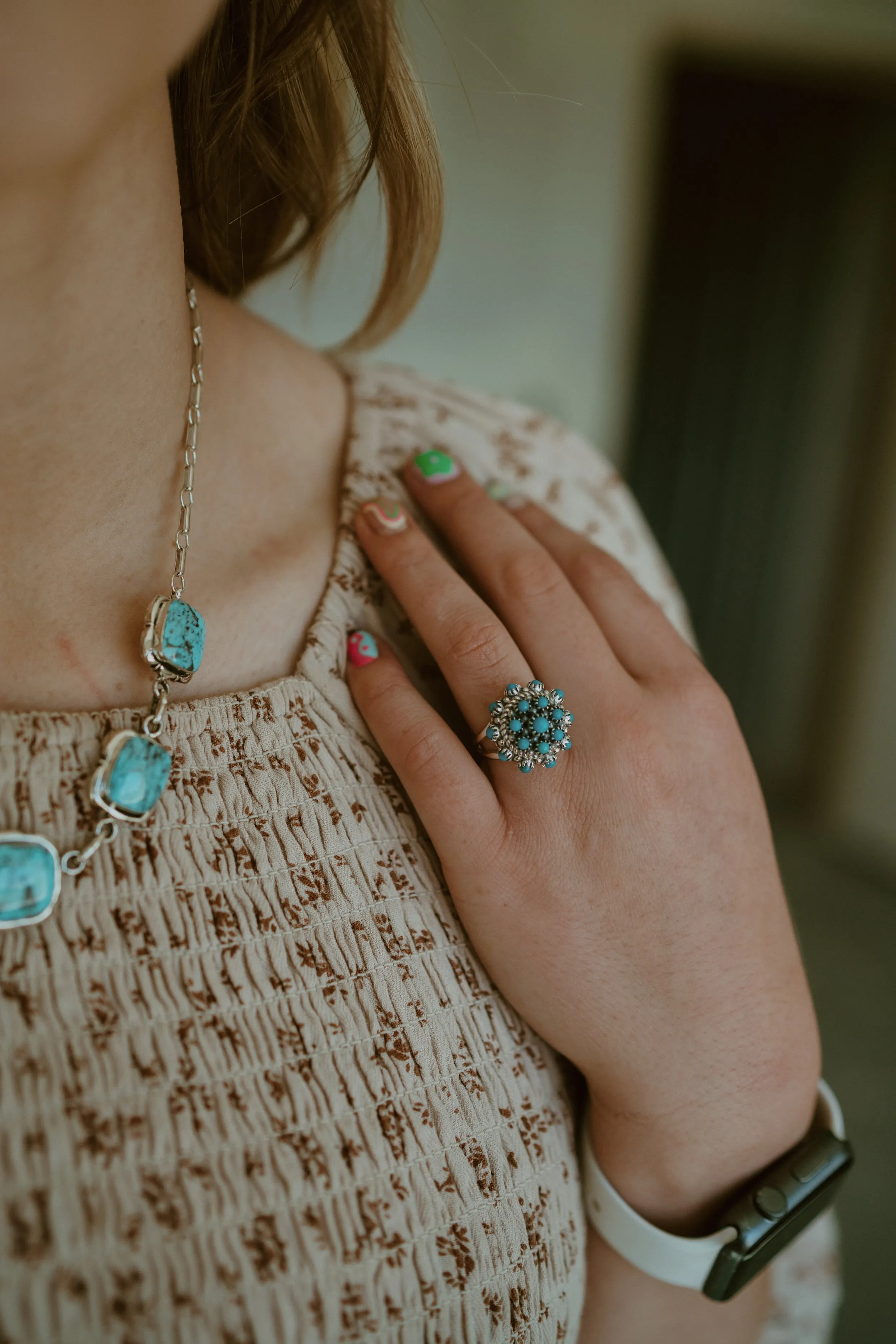 Paisley Ring | Medium | Turquoise