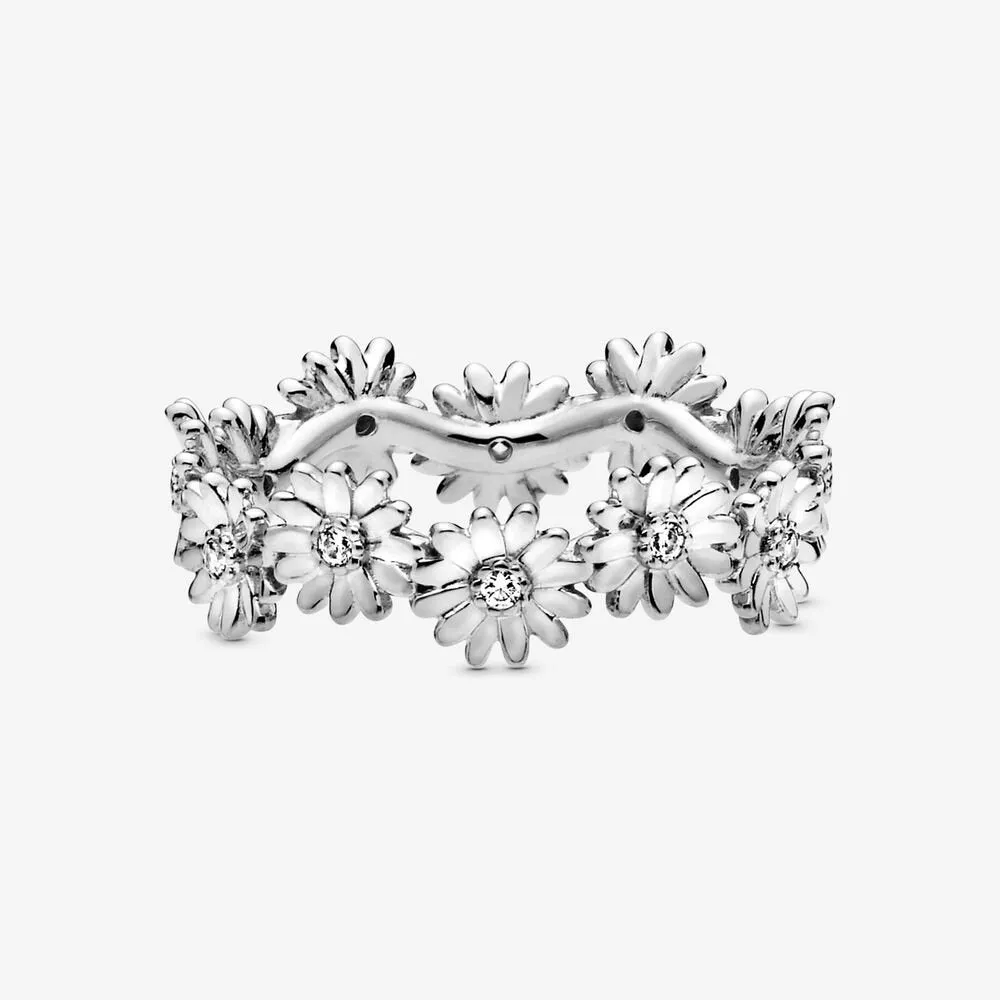 Pandora Sparkling Daisy Flower Crown Ring