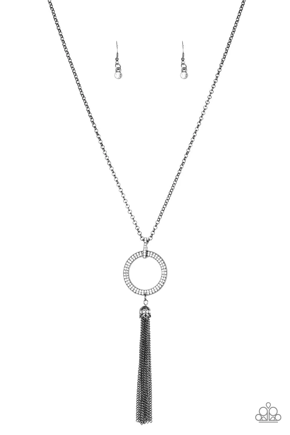 Paparazzi  - Straight To The Top - Black Necklace