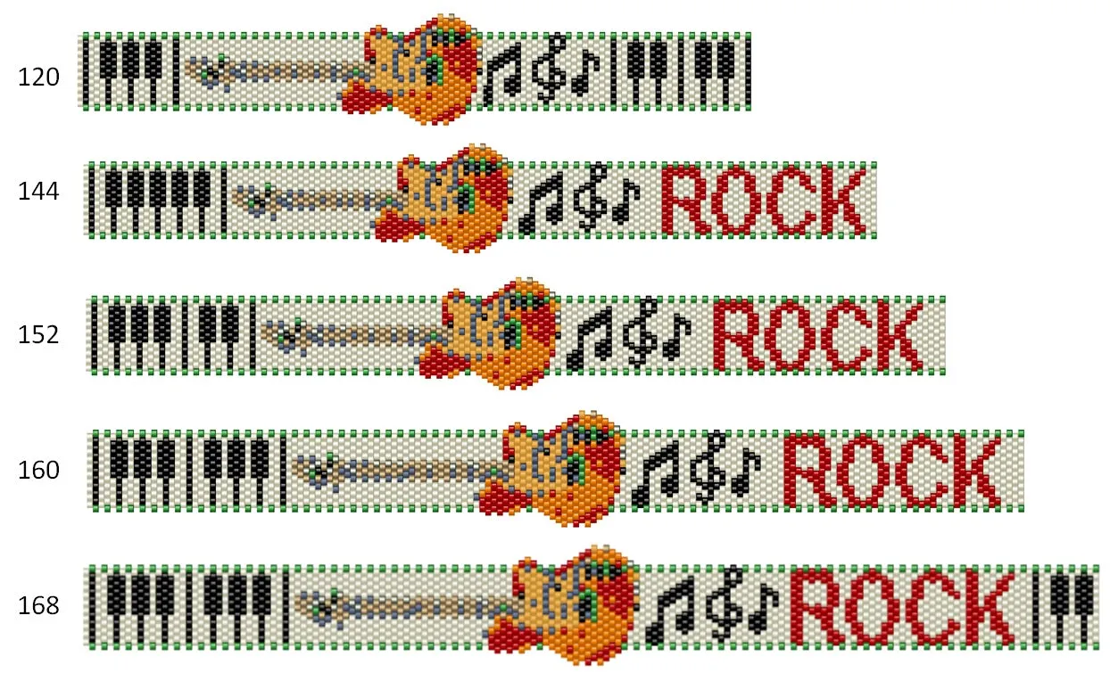 Pattern - Bracelet ROCK