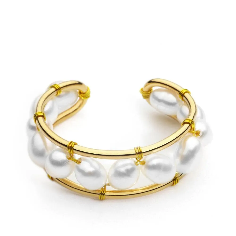 Pearl Copper Ring