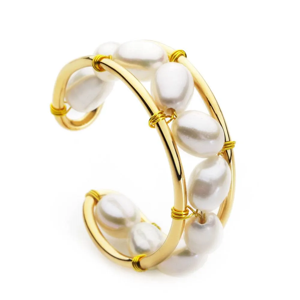 Pearl Copper Ring