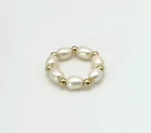 Pearl Gold Filled Ring #027