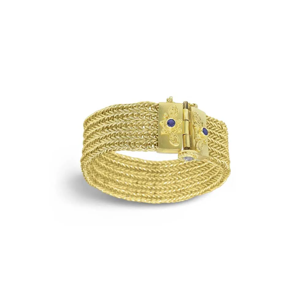 Persephone Ancient Weave 22K Bracelet