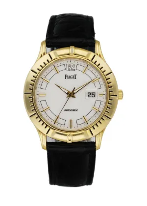 Piaget Polo 24010 M 501 D 18K Yellow Gold Men's Watch