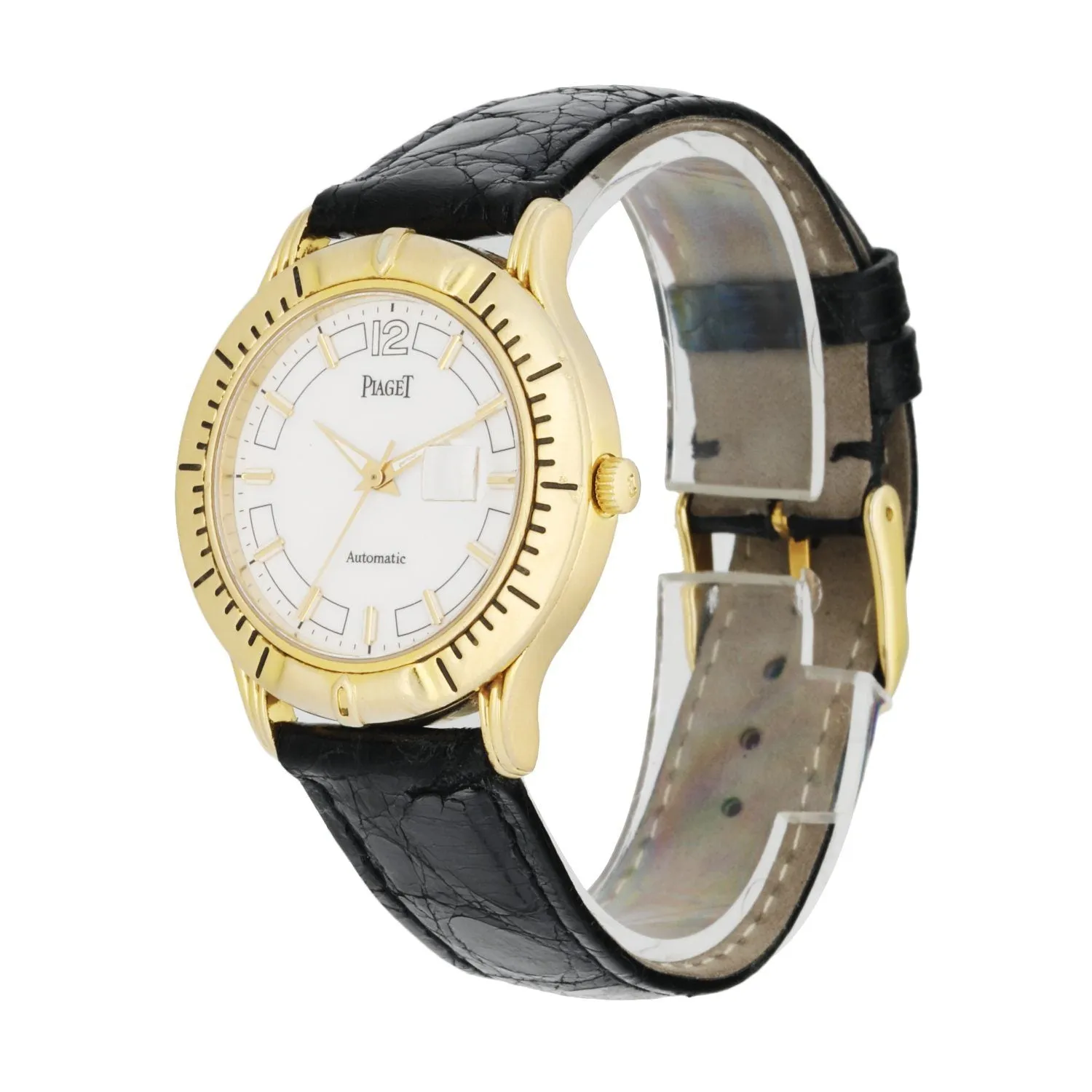 Piaget Polo 24010 M 501 D 18K Yellow Gold Men's Watch