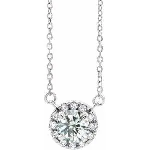 Platinum 1/3 CTW Natural Diamond 16" Necklace