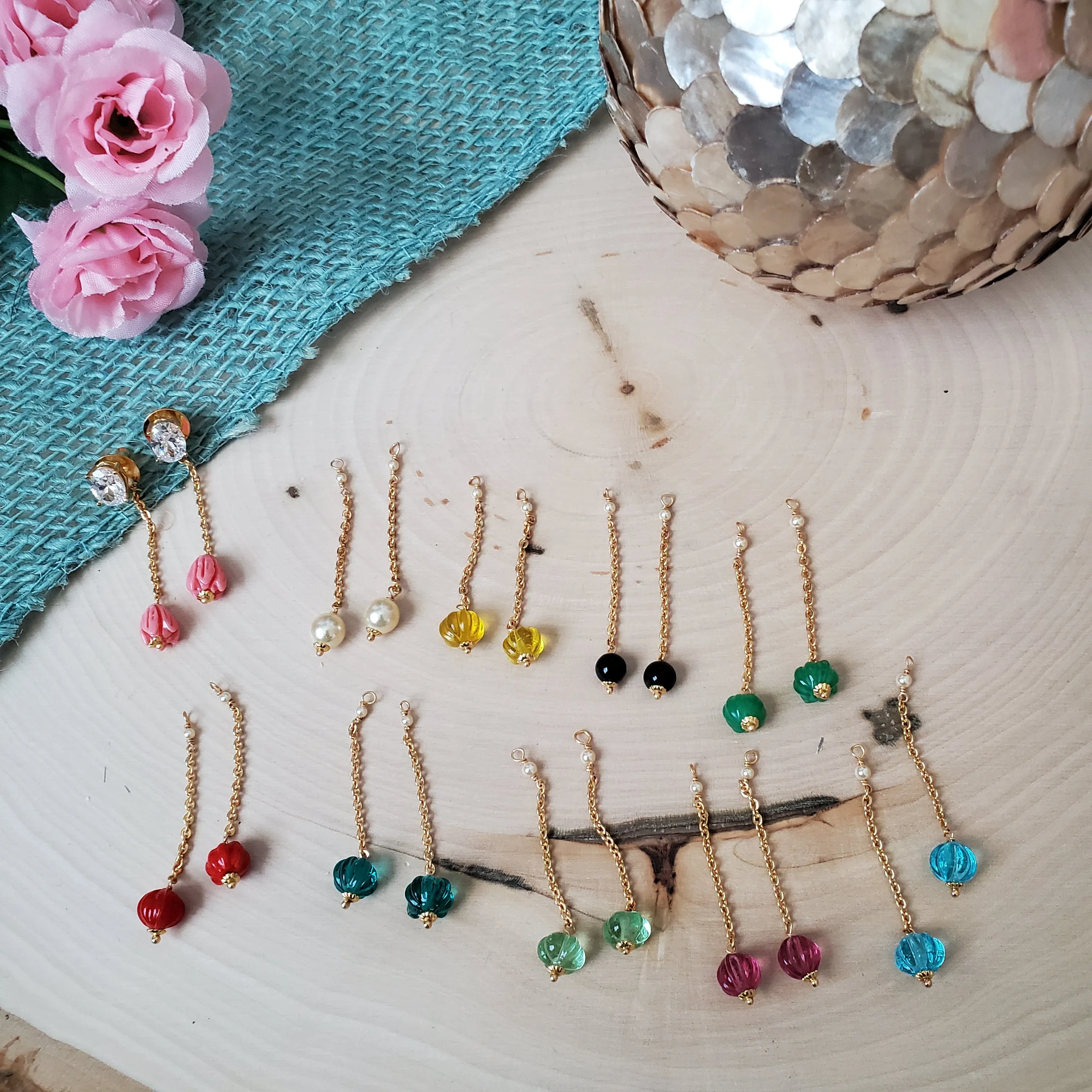 PREORDER Interchangeable Tassel AD Earrings