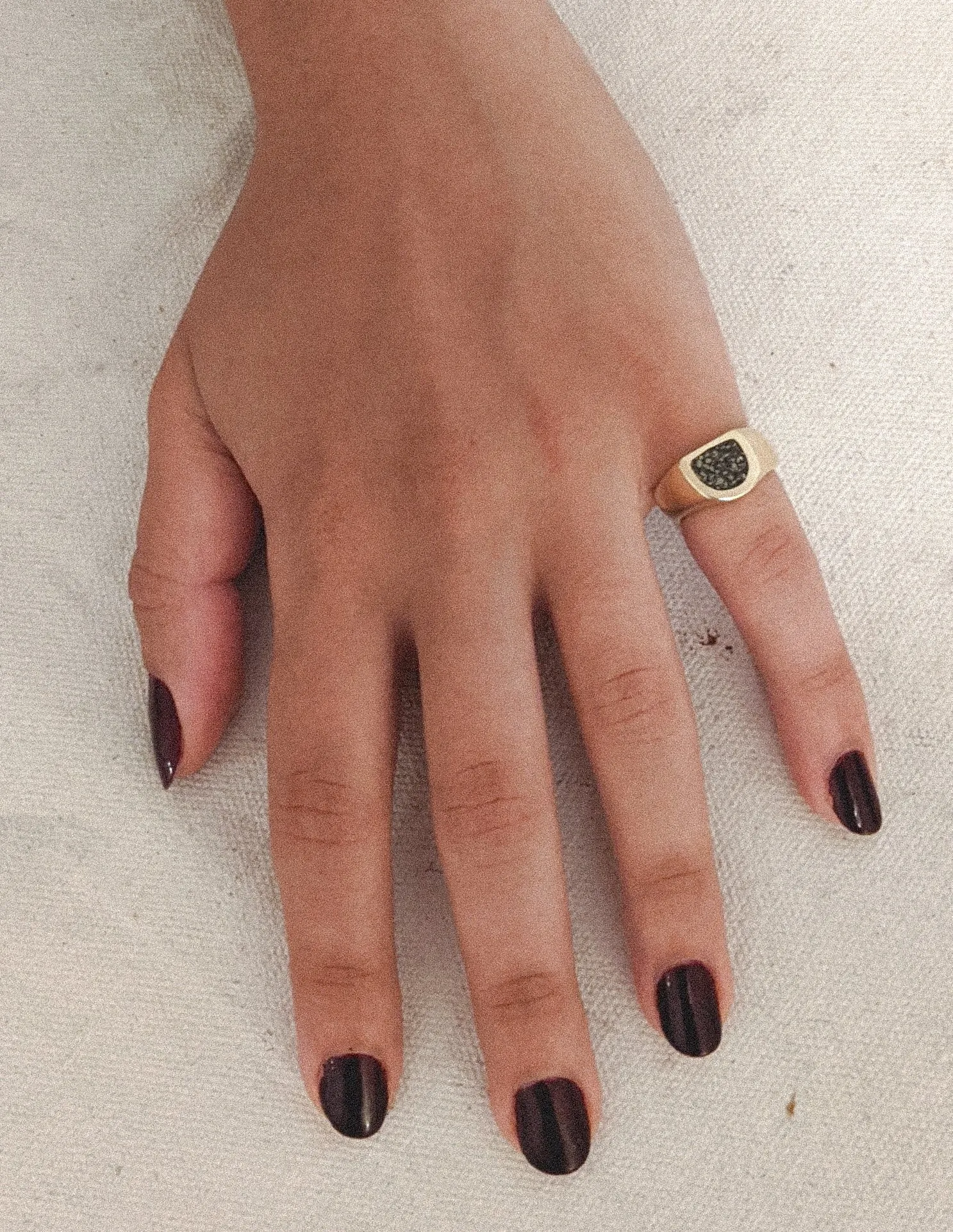 Pyrite Pavement Ring