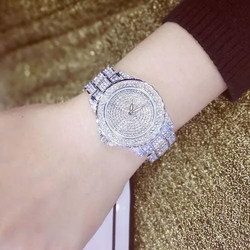 Queen of Diamonds Solid Rhinestone Watches