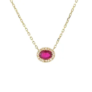 Radient Ruby Necklace