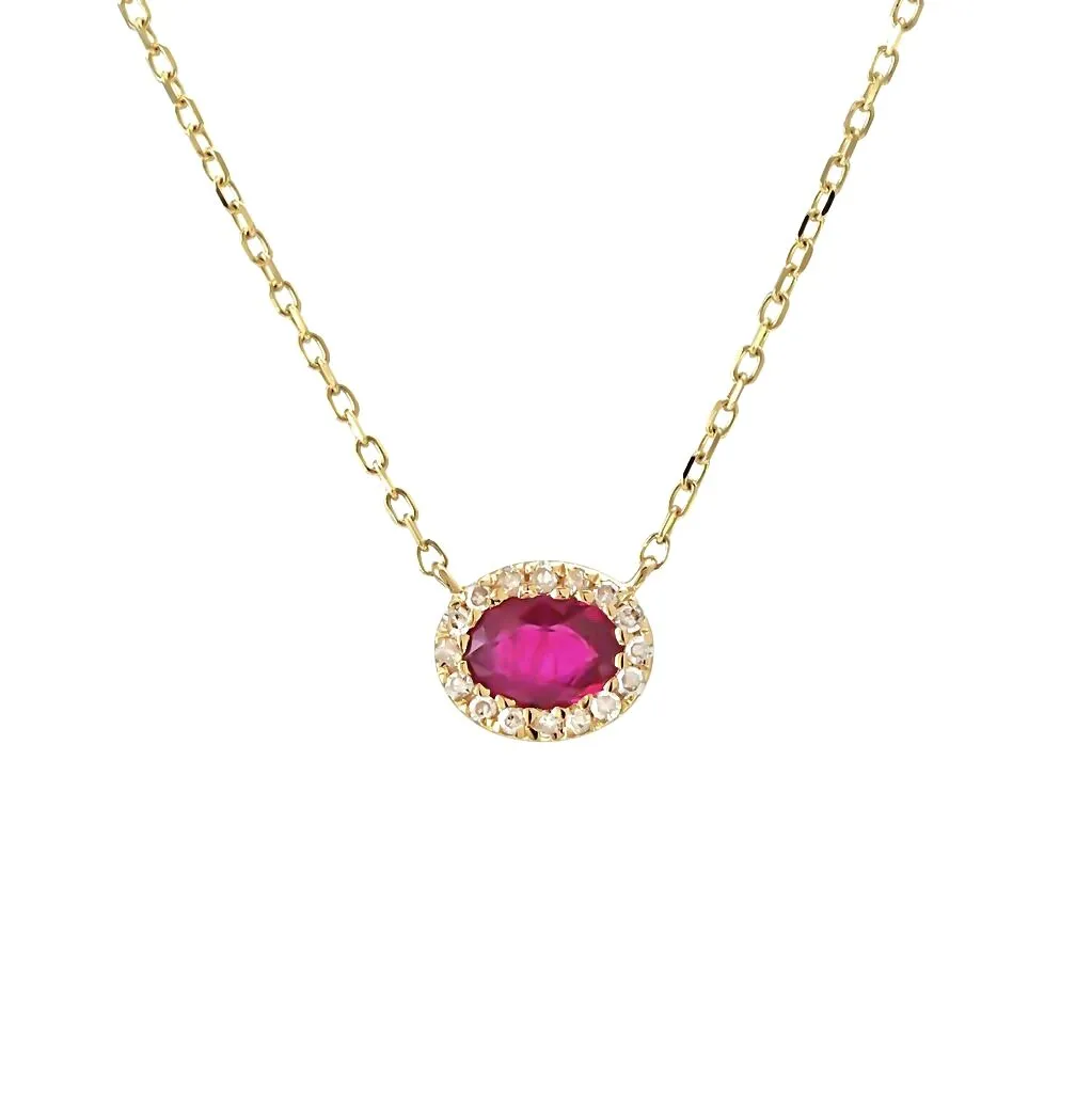 Radient Ruby Necklace