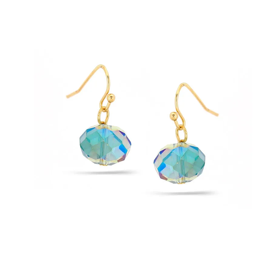 RAINBOW BEEDS DROP  EARRINGS #FW1203198 (BE10)