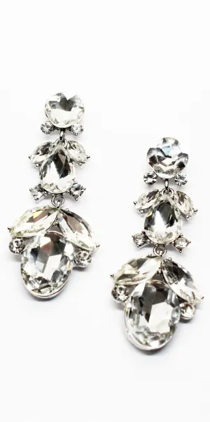 Realized Silver Stones Earrings