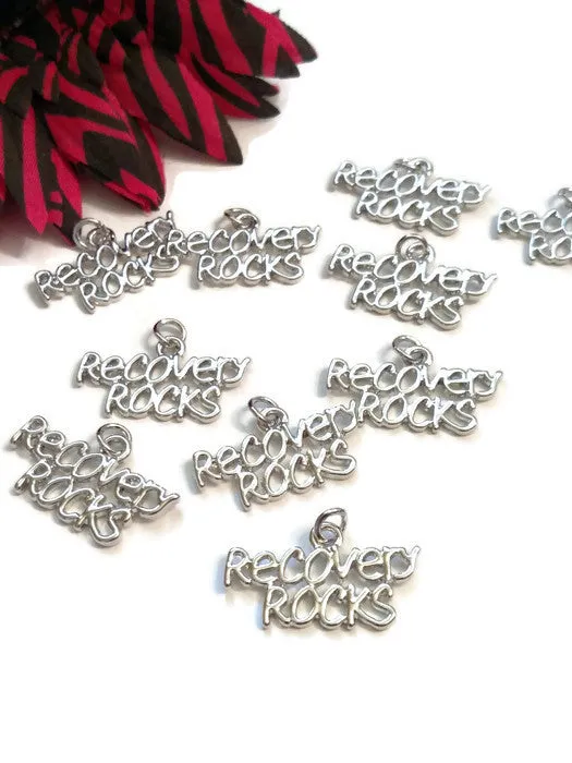 Recovery Rocks Pendant Charms