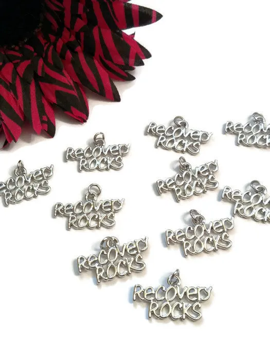 Recovery Rocks Pendant Charms