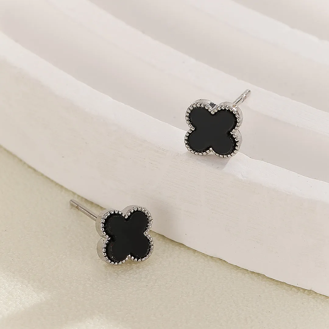 Reet Pehal - Beaded Clover Essence Earrings
