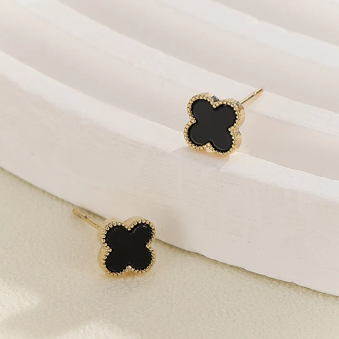Reet Pehal - Beaded Clover Essence Earrings
