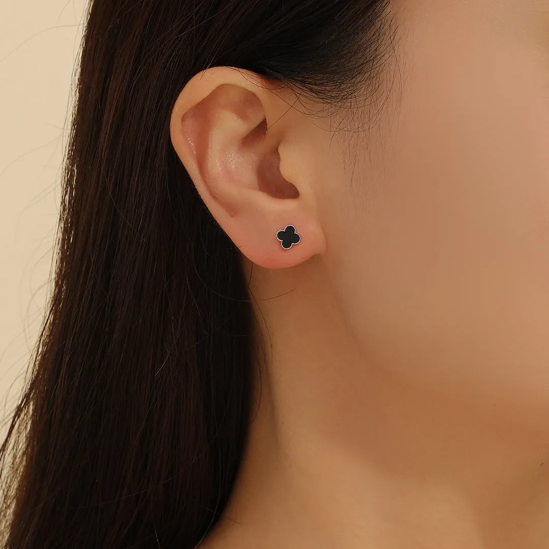 Reet Pehal - Beaded Clover Essence Earrings