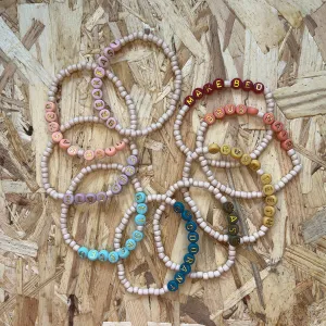 Reminders Bracelets Rainbow Letters