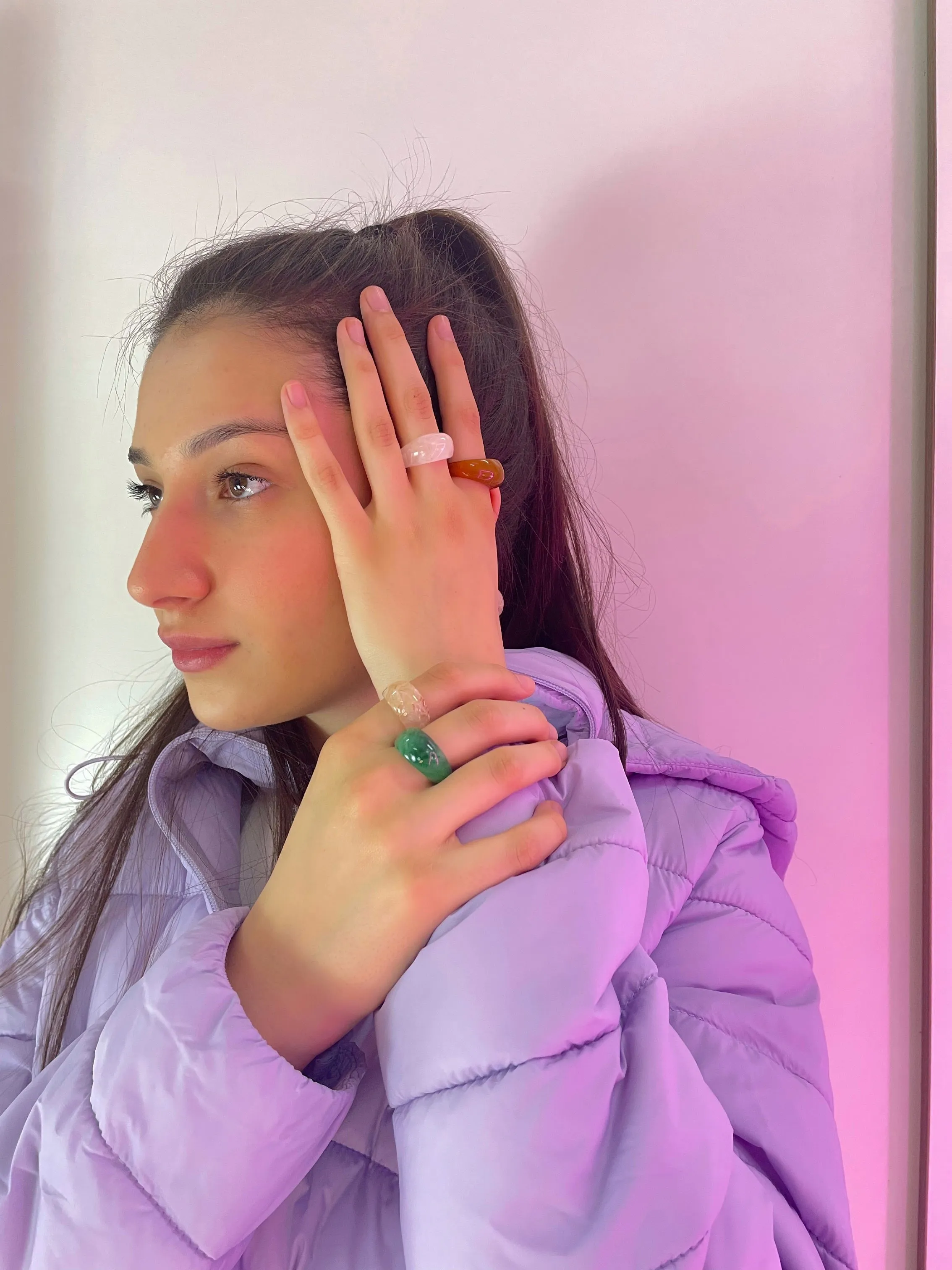 Resin bubble Rings