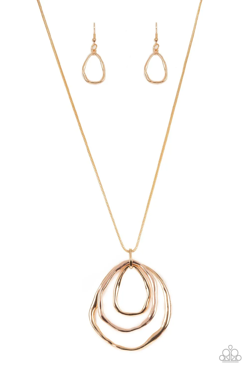 Revamped Relic - Rose Gold Necklace - Paparazzi Accessories
