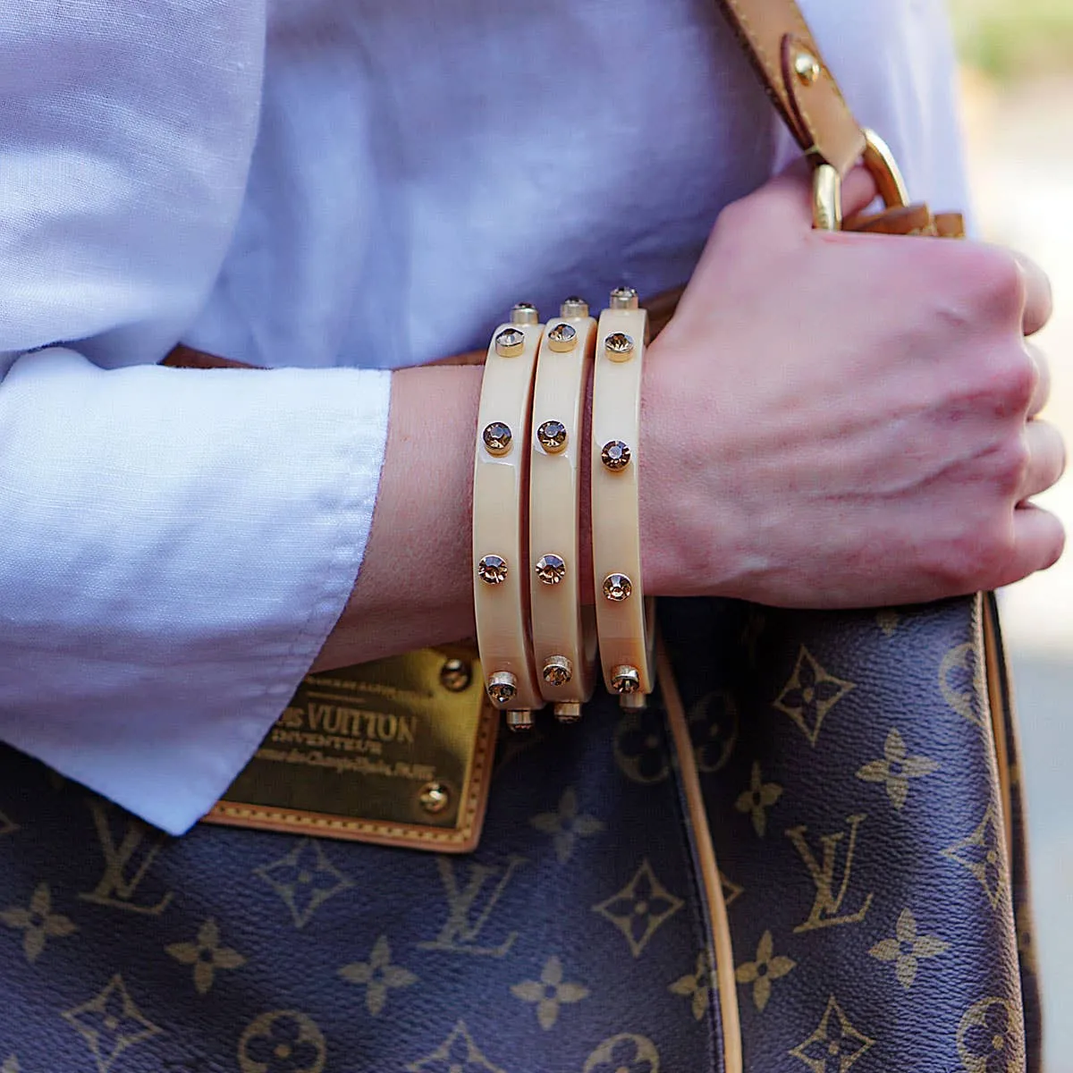 Rhinestone Bangle Final Sale