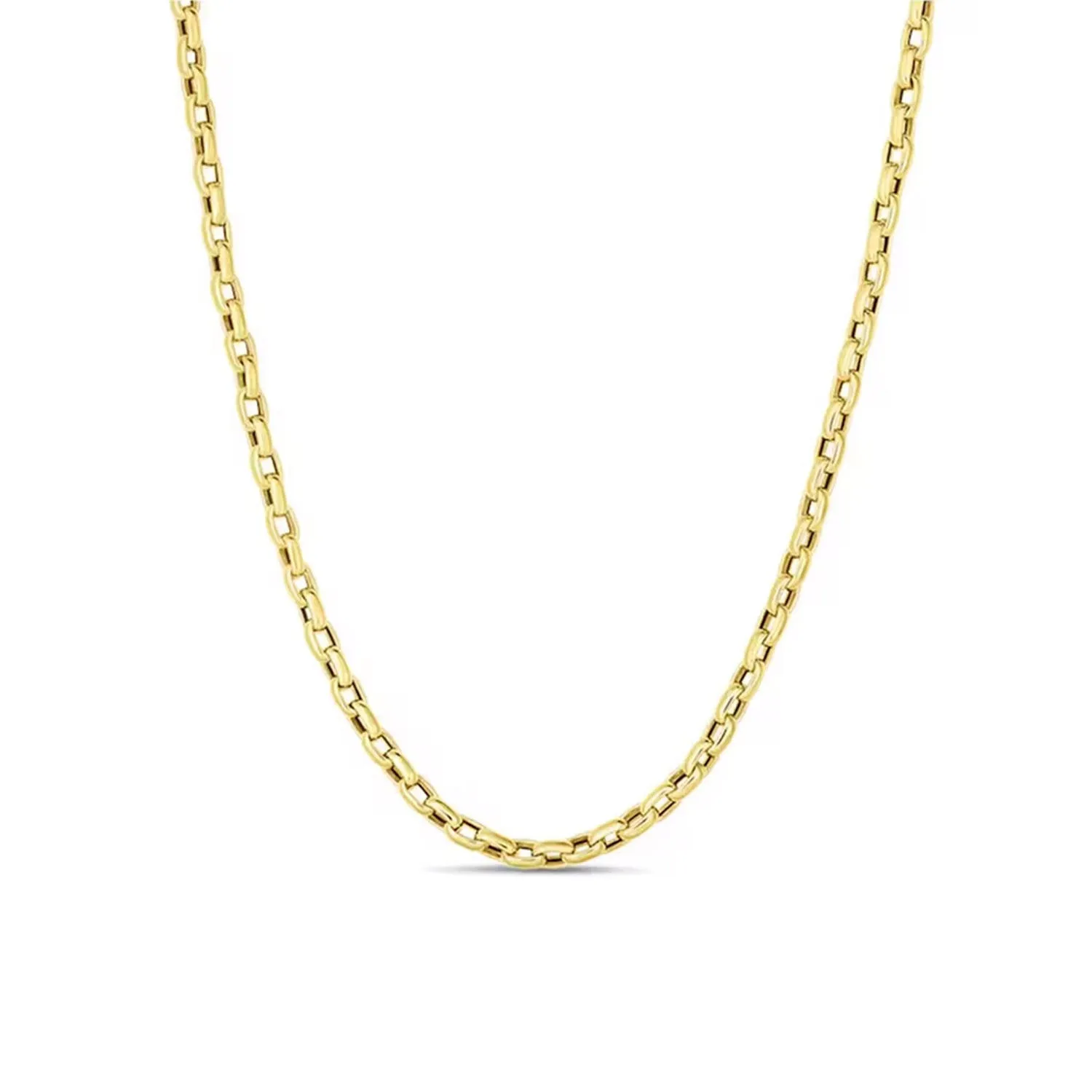 Roberto Coin 18k Yellow Gold Designer Classic Necklace – 5310136AY220