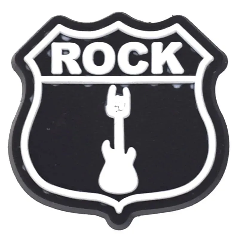 Rock Shield Shoe Charm