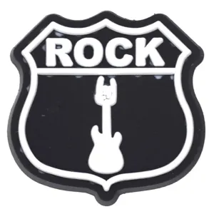 Rock Shield Shoe Charm