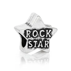 Rock Star Bead Compatible for Most European Snake Chain Bracelet