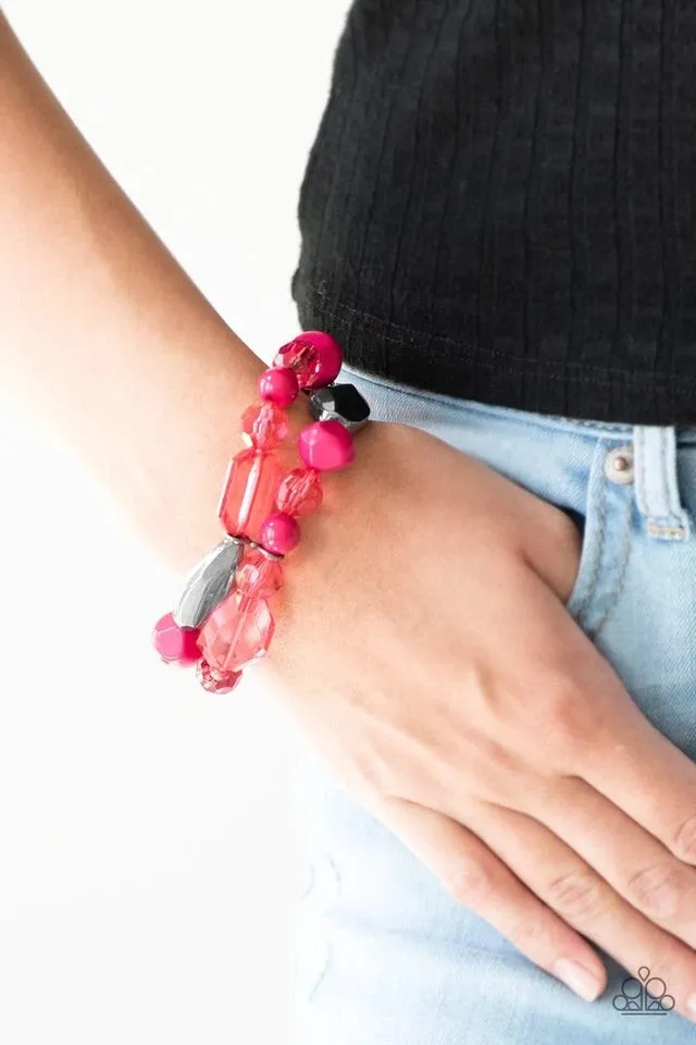 Rockin' Rock Candy Pink (Gunmetal). Bracelet