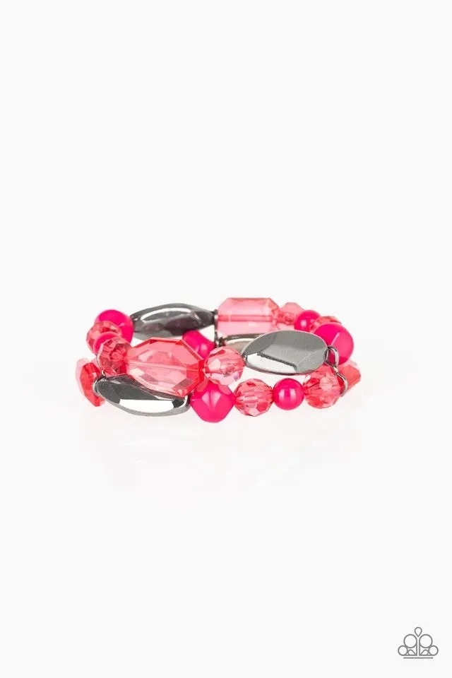 Rockin' Rock Candy Pink (Gunmetal). Bracelet