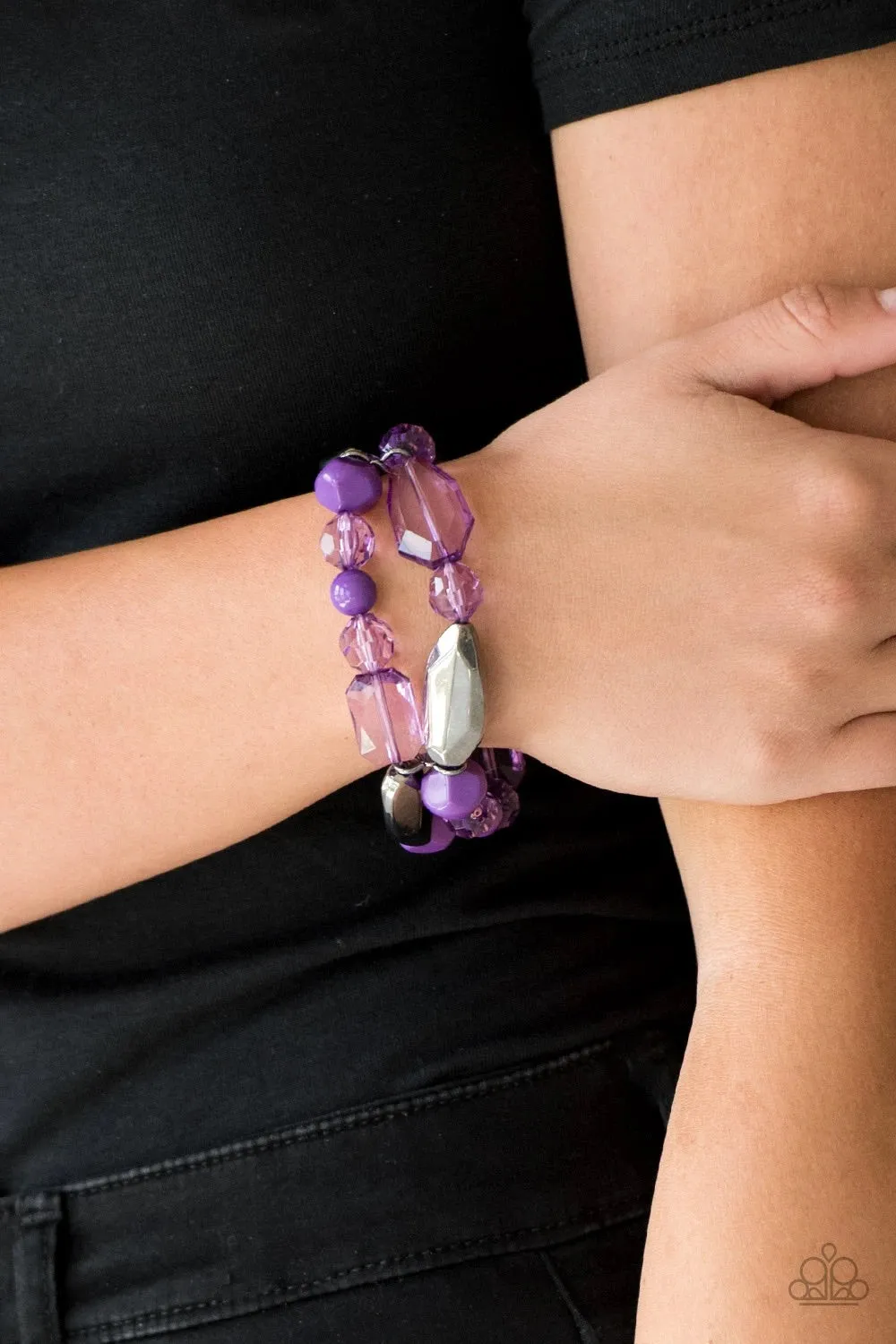 Rockin' Rock Candy Purple Bracelet
