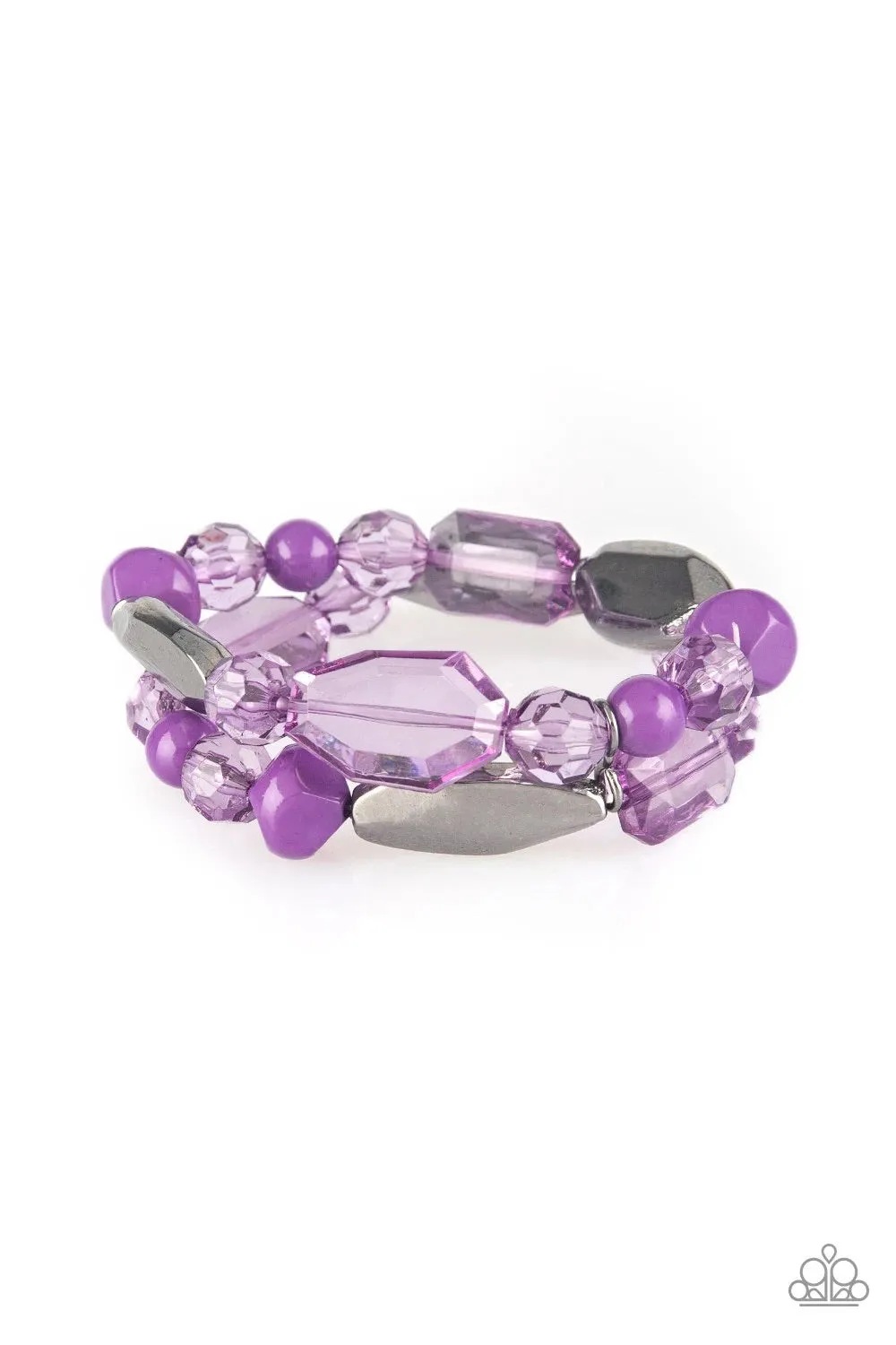 Rockin' Rock Candy Purple Bracelet