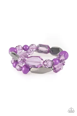 Rockin' Rock Candy Purple Bracelet