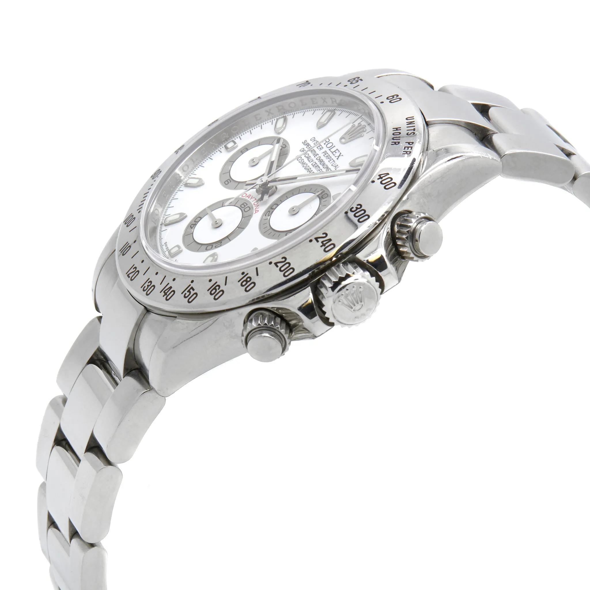 Rolex Daytona Cosmograph 116520 White Dial Automatic Men's Watch