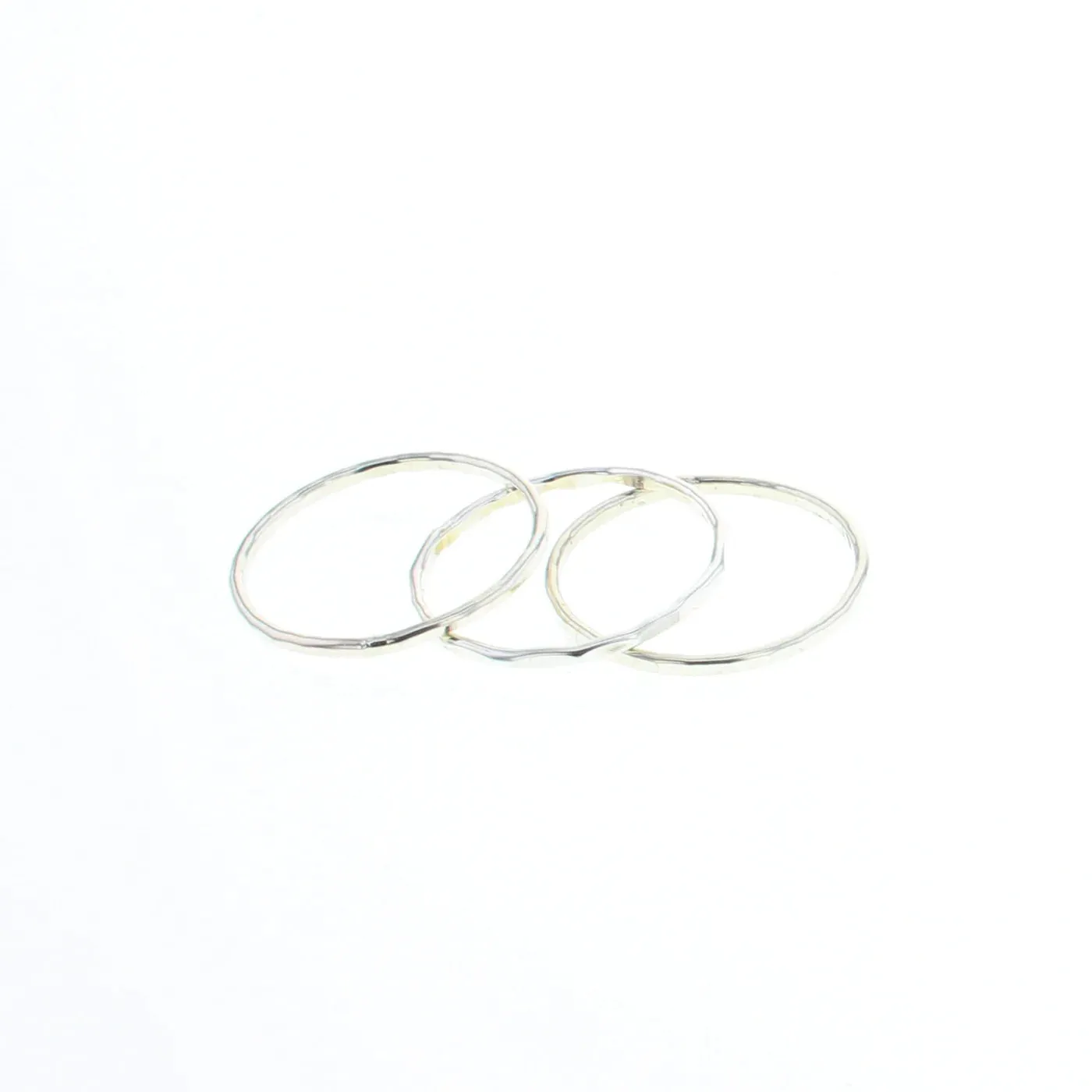 Round Thin Stacking Rings