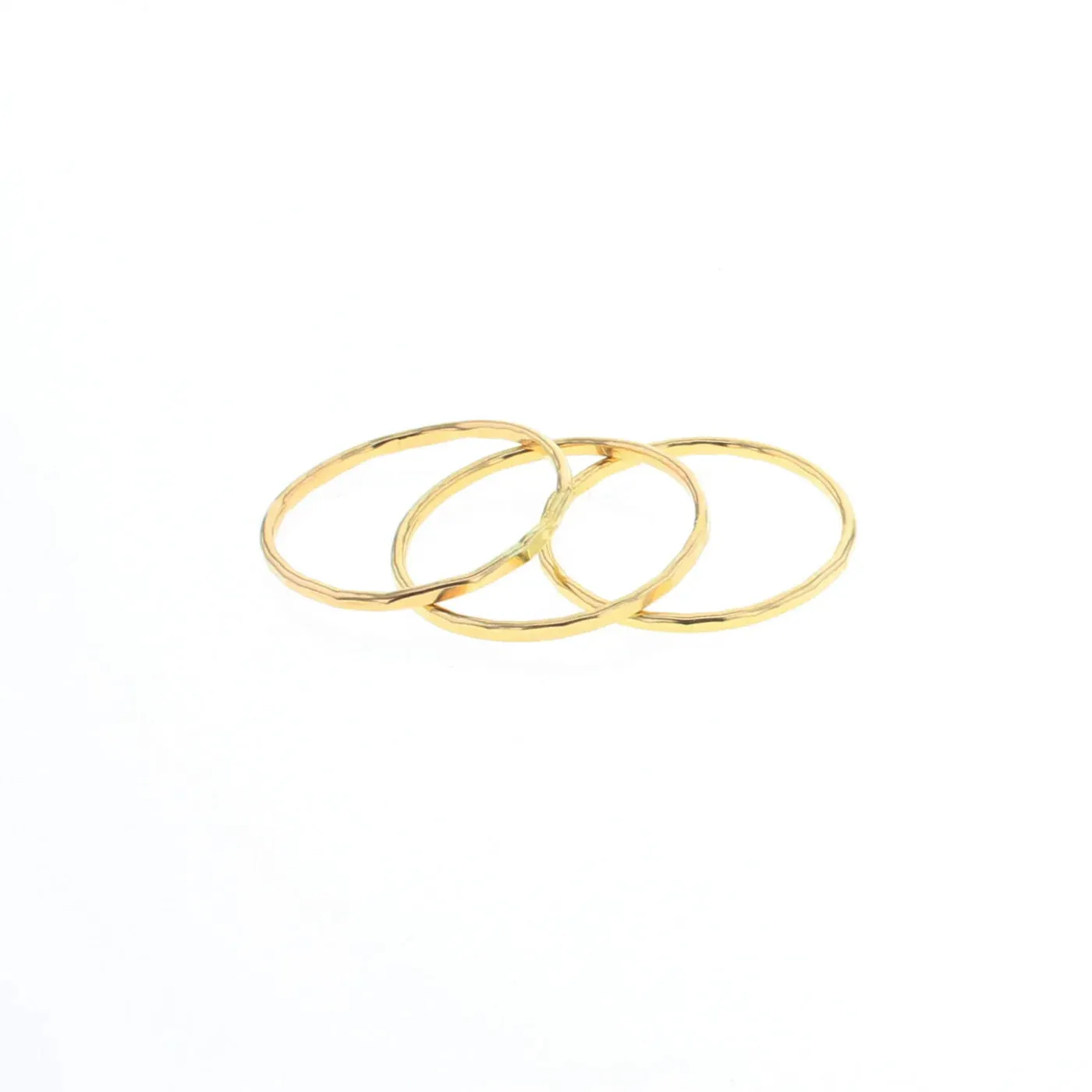 Round Thin Stacking Rings