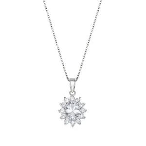 Royal Lady Charm Necklace in Sterling Silver