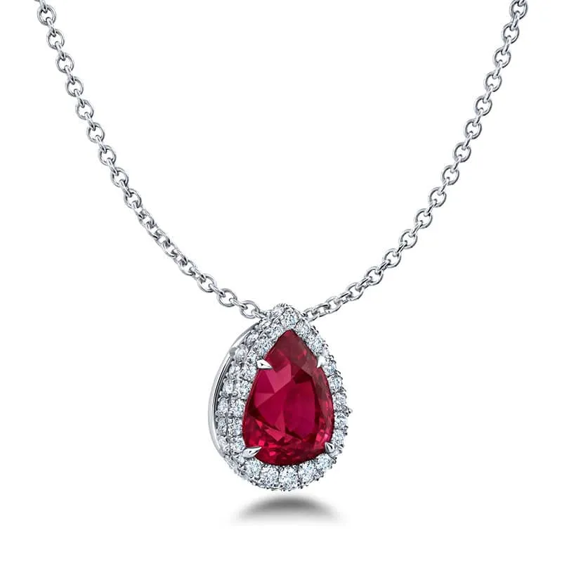 Ruby & Diamond Necklace