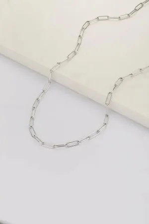 Ruby (Charm) Necklace - Silver