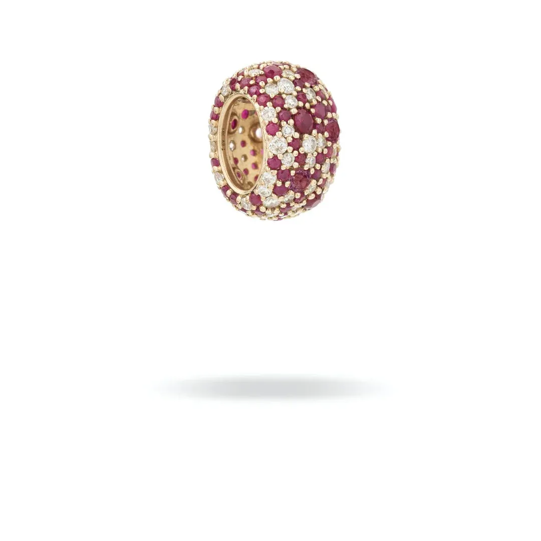 Ruby   Diamond Rounds Big Bead