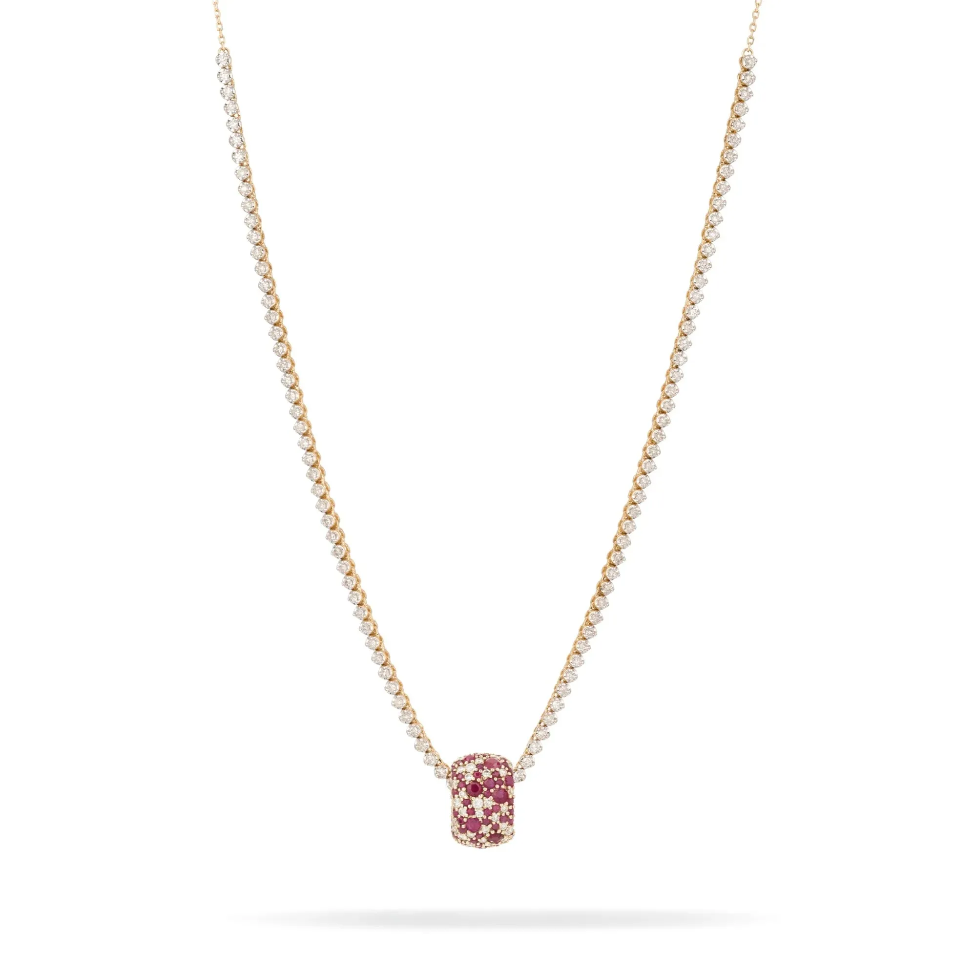 Ruby   Diamond Rounds Big Bead
