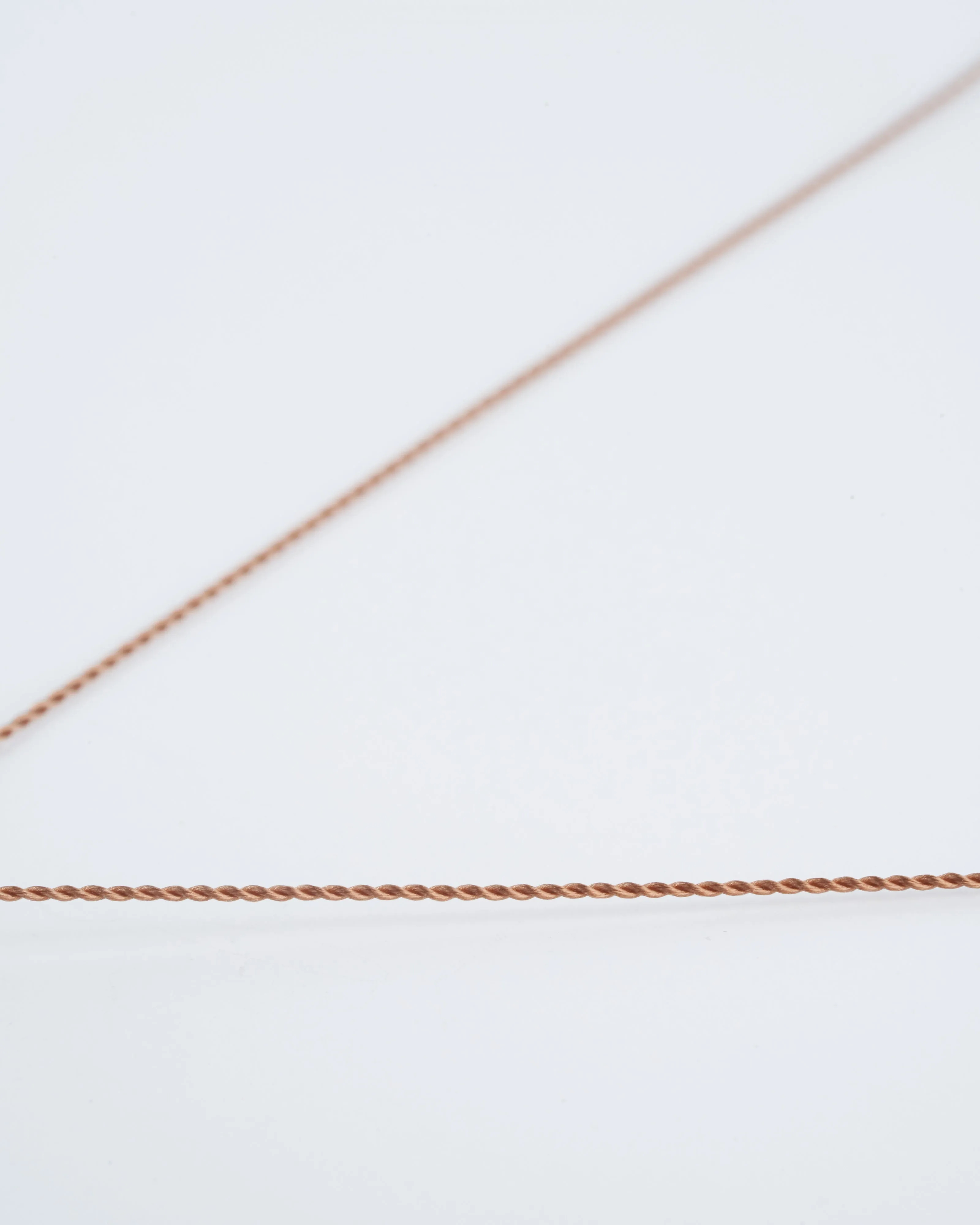 ruby necklace with 18k gold bead - pink