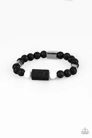 Run Out the BLOCK White Paparazzi Bracelet