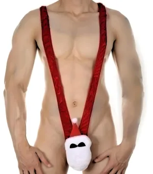 Santa Mankini with Antler Jingle Bells Bracelets